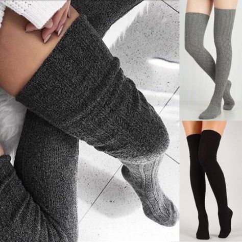 Thigh High Knit Socks, Brown Socks, Over Knee Socks, Knit Stockings, Knitted Socks, Over The Knee Socks, Thigh High Socks, Thigh High Stockings, Maxi Robes