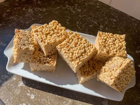 GF Skor Rice Krispies: 3ten.ca Skor Rice Krispie Treats, Skor Ritz Squares, Captain Crunch Rice Crispy Treats, Burnt Butter Rice Krispy Treats, Rice Krispie Treats Different Cereal, Entertaining Appetizers, Puffed Rice, Gluten Free Rice, Good Eat