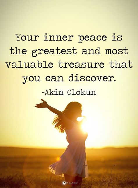 Your inner peace is the greatest & most valuable that you can discover. ~Akin Olokun How To Lower Cortisol, Healthy Lifestyle Quotes, Peace Quotes, Power Of Positivity, Positive Words, Inspiring Quotes About Life, Soul Food, Inspirational Quote, Inner Peace