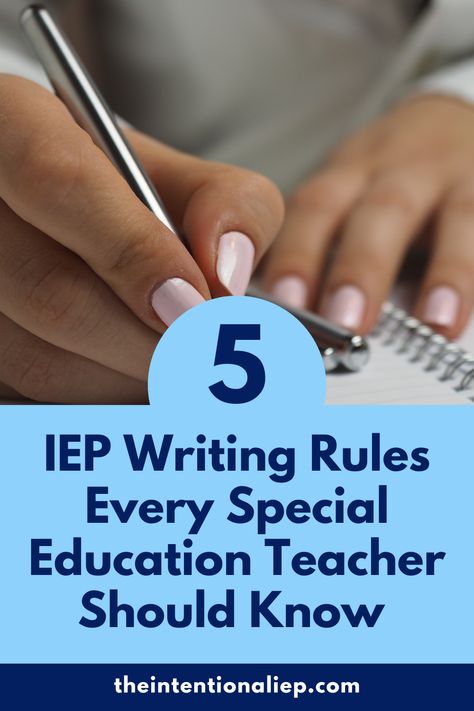 Writing An Iep Special Education, Writing Iep Goals And Objectives, Special Education Accommodations, Iep Writing, Iep Meeting Checklist, Special Education Writing, Student Questionnaire, Special Education Law, Individual Education Plan