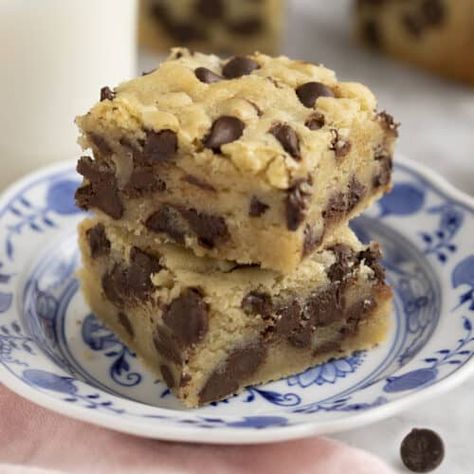 Chocolate Chip Cookie Bars - Preppy Kitchen Chewy Chocolate Chip Cookie Bars, John Kanell, Chocolate Chip Cookie Bar Recipe, Chocolate Chip Dip, Preppy Kitchen, Cookie Bar, Chocolate Chip Cookie Bars, Chewy Chocolate Chip, Chewy Chocolate Chip Cookies