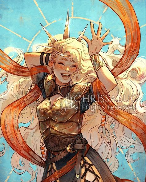 Summoning that positive, warm energy.☀️ It snowed here yesterday and has been graaaaaaay!! Putting out sunshine vibes to bring on spring to Scandinavia. No more false springs pls!! 😂 . . . . #spring #summer #positivevibes #sungod #aungoddess #norsemythology #norsepagan #sol #digitalart Dark Artwork, Mythology Art, Fantasy Illustration, Dnd Characters, Drawing Reference Poses, Art Inspiration Drawing, Character Portraits, Creature Art, Fantasy Character Design