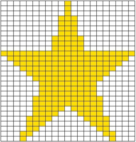 DIVNA'S SWEATERS: Stella knitting chart Graph Crochet, Pixel Crochet, Tapestry Crochet Patterns, Pola Kristik, Crochet Stars, Knitting Instructions, Pola Sulam, Crochet Tapestry, Bead Loom Patterns