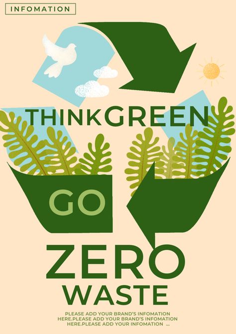 Recycling Environmental Zero Waste Flyer Poster#pikbest#Templates#Flyer Waste Sorting Poster, Sustainable Graphic Design Poster, Recycling Poster Design, Sustainable Living Poster, Recycling Poster Ideas, Waste Signage, Recycle Poster Design, Recycled Poster, Sustainable Poster