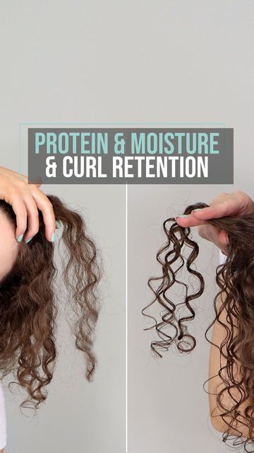 Damaged Curly Hair, Curly Hair Beauty, Easy Care Hairstyles, Hairstyles For Ladies, Hair Fixing, Hair Protein, Hair Porosity, Be Simple, Types Of Curls