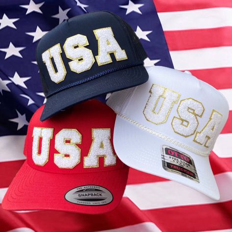 The perfect trucker for the 4th of July or just any day of the week! Show your love for the USA in style!  Women's Red, White and Navy hats will have the rope on the bottom! Kids hats are available in flat bill style only Patriotic Adjustable Trucker Hat For 4th Of July, Patriotic Trucker Hat For 4th Of July, 4th Of July Snapback Baseball Cap, Patriotic Trucker Hat For 4th Of July Snapback, Patriotic Snapback Trucker Hat For 4th Of July, 4th Of July Trucker Snapback Hat, Americana Snapback Hat For 4th Of July, 4th Of July Trucker Hat Baseball Cap, 4th Of July Trucker Baseball Cap