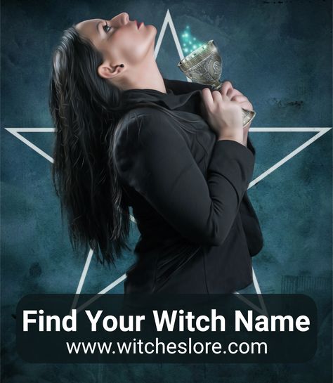 Find your witch name Wiccan Tips, Secret Witch, Everyday Witchcraft, Witch Types, Magickal Tips, Beginner Witchcraft, White Magic Love Spells, Wiccan Beliefs, Pregnancy Spells