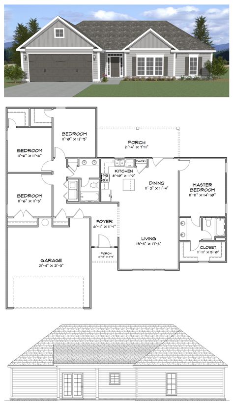 Plan SC1647 : ($800) 4 bedroom 2 bath home with 1648 of heated square feet. This home plan is available for purchase online along with many others at stevecoxinc.net. Contact us today to modify this plan. Houses Plans 4 Bedroom, House Plans 2 Bedroom 2 Bath, 4 Bed 2 Bath Floor Plans Open Concept, Two Bedroom House Design Plans, 1 Floor 4 Bedroom House Plans, 4 Bedroom 2 Bath House Plans Single Story, 4 Bedroom Home Floor Plans One Level, 4 Bedroom 2 Bath House Plans, House Layout 4 Bedroom