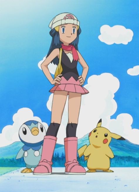 Pokemon Dawn, Pokemon Cynthia, Ash And Dawn, Ash Pikachu, Pokémon Diamond And Pearl, Pokemon W, Pokemon Photo, Pokemon Sketch, Arte Ninja