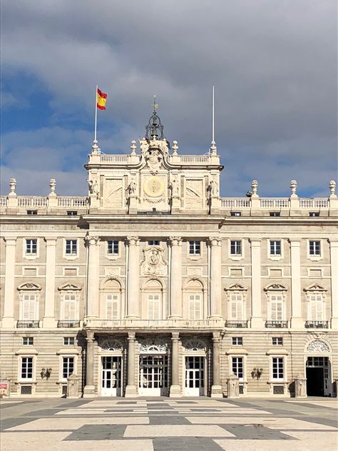 Royal Palace Madrid Spain Madrid Spain Royal Palace, Madrid Palace, Spain Palace, Royal Palace Madrid, Palace Exterior, Royal Palace Of Madrid, My Fantasy World, Royal Residence, Baroque Architecture