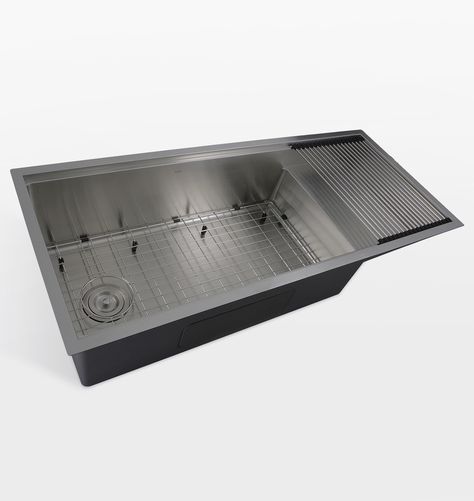 Kitchen Sink Options, Kitchen Sink With Drainboard, Kitchen Sink Drainboard, Sink With Drainboard, Large Kitchen Sinks, Florida Kitchen, Best Kitchen Sinks, Drainboard Sink, Deep Sink