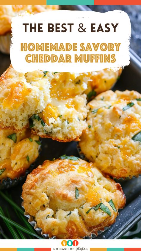 Cheddar Jalapeno Muffins, Muffin Savory Recipes, Savory Ham And Cheese Muffins, Bake Sale Ideas Savory, Cheddar Dill Muffins, Savory Bakes Recipes, Cheddar Muffin Recipes, Mini Savory Muffins, Quick Savory Bread