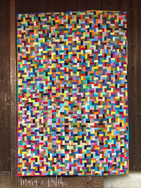 Crumbs Quilt Pattern, Quilts Made From Scraps, Fabric Crumbs Projects, Receipt Tape Quilt, Backing For Quilts, It’s A Snap Quilt Pattern, How To Make A Scrappy Quilt, Scraps Quilt Patterns, Charm Quilts Ideas