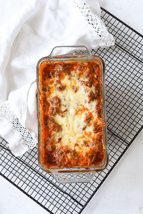 Lasagna Recipe For 2, Small Batch Lasagna, Small Lasagna Recipe, Small Lasagna, Lasange Recipe, Lasagna For Two, Easy Cheap Dinner Ideas, Batch Meals, Lasagna Recipe With Ricotta