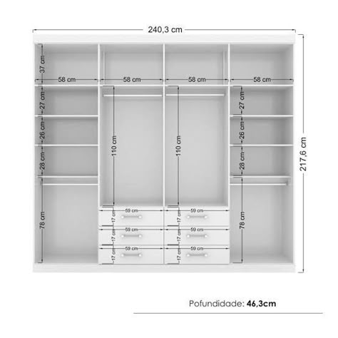 Wardrobe For Two People, Wall Almirah Design, Wardrobe Internal Design, Closet Design Plans, Wall Wardrobe Design, Small Closet Space, Wardrobe Interior, Dream Closet Design, Wardrobe Door Designs