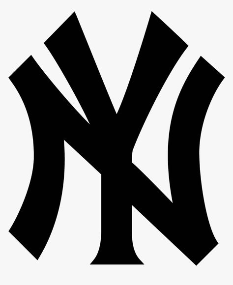 Ny Yankees Logo, Nyc Tattoo, New York Yankees Logo, New York Logo, Yankees Logo, Mlb Logos, Yankees Baseball, Logo Creation, Cartoon Logo