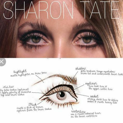 1960s Makeup, Klasik Hollywood, Taupe Eyeshadow, 60s Makeup, 70s Makeup, Retro Makeup, Beauty Make-up, Sharon Tate, Vintage Makeup