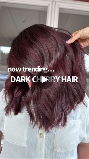 Burgundy Hair Formula, Cherry Red Hair Dye, Dark Cherry Cola Hair Color, Dark Cherry Hair, Cherry Cola Hair Color, Color Formulations, Cola Hair, Cherry Cola Hair, Chocolate Brunette