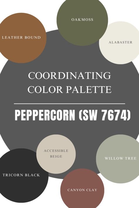 Sherwin Williams Peppercorn (SW 7674) | Paint Color Review - Building Bluebird