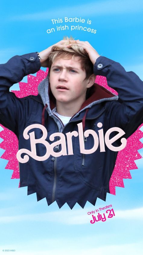 Niall Horan Barbie, I Heart Niall Horan, One Direction Collage, Niall Horan Baby, One Direction Niall, One Direction Images, 1d Funny, One Direction Wallpaper, Fiesta Tropical