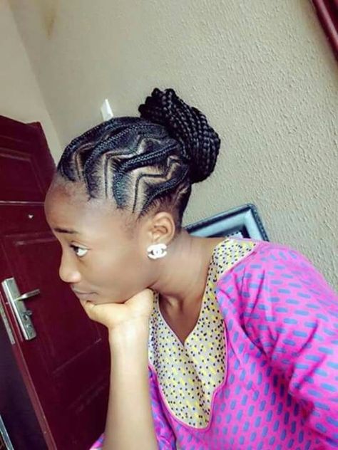 Nice Didi Hairstyles Nigerian Natural Hair, Didi Hairstyles Nigerian, Agbada Lace, All Back Hairstyle, Natura Hair, Black Natural Hair Care, Gorgeous Braids, Natural Hair Bun Styles, Short Box Braids Hairstyles