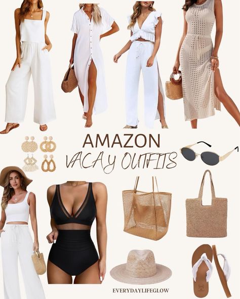 Amazon Vacay Outfits 🌴 Summer vacation | Summer Outfits Vacation Wear | Vacation Outfits #overfortyfashion #overfortystyle #resortwear #vacationoutfits Follow my shop @Erikaandrade on the@shop.LTK app to shop this post and get my exclusive app-only content! #liketkit #LTKover40 #LTKtravel #LTKswim @shop.Itk https://liketk.it/4FqAa Humid Vacation Outfits, Beach Vacation Outfits Amazon, Vacay Outfits Summer, Vacation Summer Outfits, Summer Outfits Vacation, Italy Summer Outfits, Summertime Dresses, Outfits Vacation, Resort Wear Beach