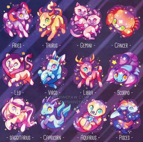 Zodiac Signs Animals, Zodiac Signs Pictures, Zodiac Sign Fashion, Pisces And Aquarius, Zodiac Characters, Zodiac Signs Chart, Acrylic Keyring, Anime Zodiac, Cute Fantasy Creatures