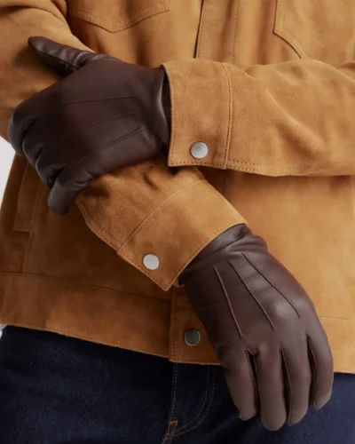 101 Best Gifts For Him In 2023 | Sustainable Gift Guide For Men • Sustainably Kind Living Winter Gloves Men, Mens Leather Gloves, Gifts For Men Christmas, Men Christmas Gifts, Motorbike Clothing, Leather Gloves Winter, Mens Winter Gloves, Brown Leather Gloves, Red Leather Boots