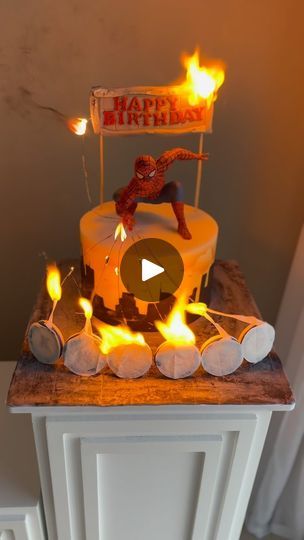 45K views · 121 reactions | Would you like to add a little fire show to make your cake and party unforgettable? We guarantee a wow-effect for your guests 😉🔥 | By Eva Cakes PatisserieFacebook Fire Cake Design, Fire Cake, Celebration Food, Cookie Desserts, Red Fire, Party Cakes, Cake Cookies, Cake Desserts, Cake Recipes