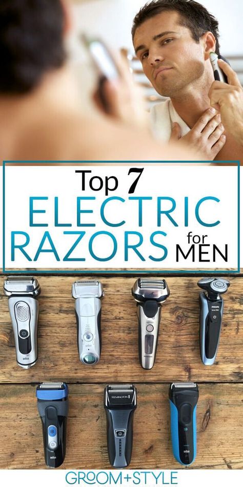 In the world of men’s hygiene, it can be difficult to choose between all of the different brands and find the top-rated razors amongst all the varied and attractive products released.  Groom+Style know that finding the best electric shaver to suit your specific skin type, facial hair, and personal preferences is not easy, which is why we have put together the list of the top 7 electric  razors for men. #groomandstyle #electricrazors #buyingguide #shaving Mens Hygiene, Best Electric Shaver, Shaver For Men, Hair Shaver, Best Barber, Mens Razors, Electric Shaver Men, Trimmer For Men, Electric Razor