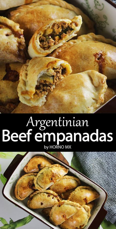 Argentine Beef Empanadas Recipe, Argentinian Beef Empanadas, South American Empanadas, Homemade Empanadas Beef, Beef Empanadas Recipe Argentina, Spanish Beef Empanadas, Argentinian Empanadas Recipe, Ground Beef Empanadas Easy, Chilean Empanadas Recipe