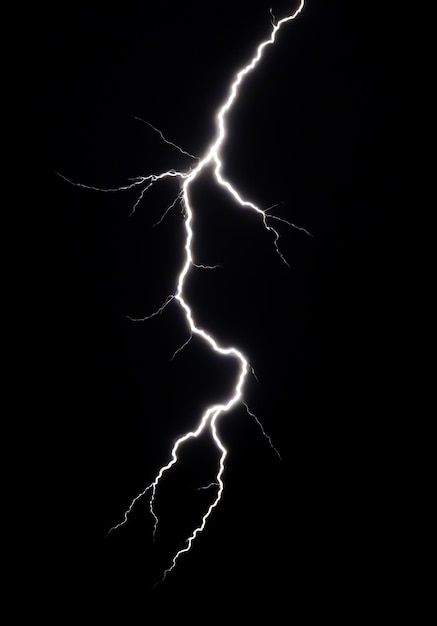 Photo single lightning bolt on a black b... | Premium Photo #Freepik #photo Lightning Art, Native Beauty, Human Pikachu, Black Lightning, Black B, Scary Art, Half Blood, Camp Half Blood, Lightning Bolt