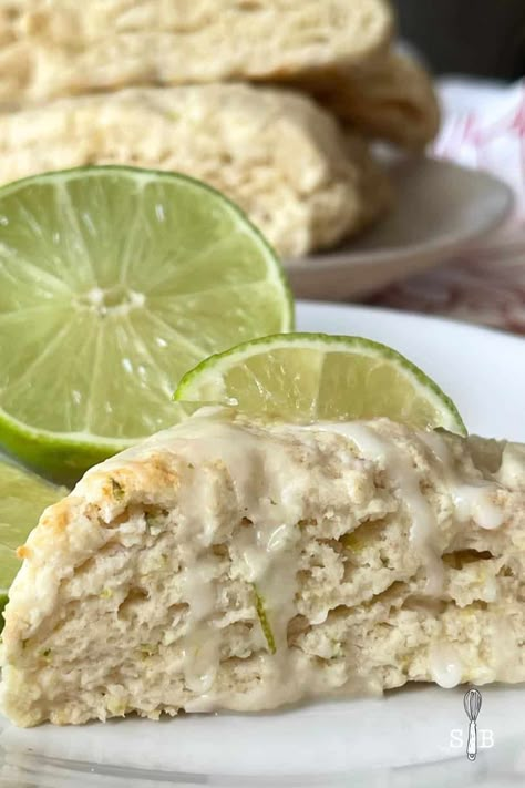 Lime Scones Recipe, Key Lime Scones Recipe, Coconut Lime Scones, Mexican Scones, Key Lime Scones, Lime Scones, Sweet Scones, Raisin Scones, Scone Recipes