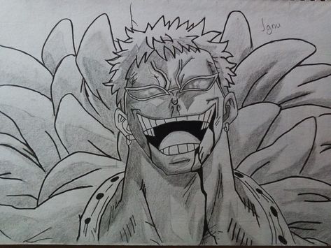 My Facebook https://www.facebook.com/ignu.yusuf.56 Doflamingo Sketch, Doflamingo Drawing, Characters Drawing, Drawing Instructions, Naruto Sketch Drawing, Naruto Sketch, Sketches Simple, Anime Drawing, Anime Character Drawing