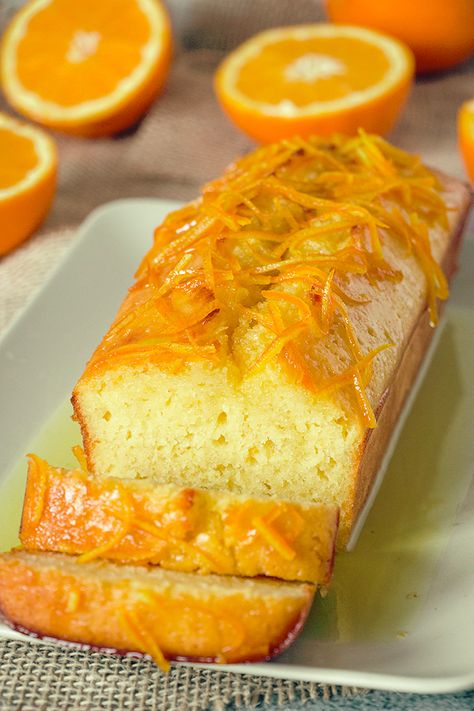 Orange Bread Recipe, Orange Loaf, Pineapple Bread, Orange Pound Cake, Orange Bread, Orange Syrup, Fresh Orange, Fruit Dip, Bread Recipes Sweet