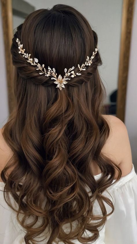 Discover 20 elegant and easy bridal hairstyles for long hair including Indian updos elegant down dos and glamorous wedding accessories such as veils and crowns Get inspired by stunning Pakistani and black bridal hairstyles as well as boho braid style ideas Whether you're a bride-to-be or a hairstylist these H a l f u p D o w n E a s y E l e g a n t looks will make your special day unforgettable Long Hair Wedding Styles With Veil Brides Hairstyle Ideas Black, Latest Hairstyles For Weddings Indian, Bridal Hair With Flowers, Nikkah Hairstyles, Wedding Hair Down With Veil, Braid Style Ideas, Black Bridal Hairstyles, Updos Elegant, Easy Bridal Hairstyles