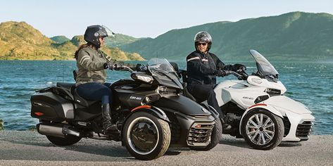 10 Things You Didn't Know About the Can-Am Spyder Can Am Spyder Accessories, Can Am Spyder, Reverse Trike, Dream Vehicles, Trike Motorcycle, Biker Chic, Hot Bikes, 80s Cartoons, 3rd Wheel