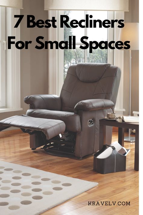 It is crucial to examine the size, design, and usefulness of the recliner if you are trying to purchase one for a small location. This will allow you to ensure that the recliner fits comfortably in the space while still looking fantastic in the room. Recliners For Small Spaces, Small Recliner Chairs, Best Recliner Chair, Black Leather Recliner, Small Recliners, Lift Chair Recliners, Wall Hugger Recliners, Chairs For Small Spaces, Recliner Chairs