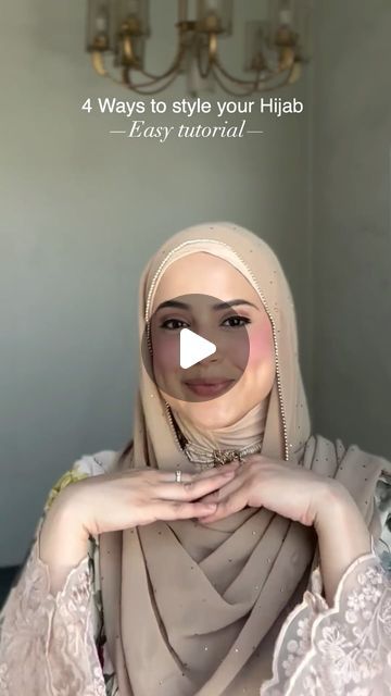 How To Put Hijab, Hajbi Styles Outfit, Cool Hijab Styles, Hijab Fashion Inspiration Casual Classy, Muslim Hijab Styles, Loose Hijab Style, Hijab Tutorial For Wedding, Simple Hijab Outfit, Turban Headband Tutorial