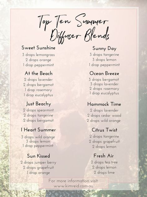 It's summer! That means it's time for some fun loving happy, uplifting diffuser blends. Health Boosters, Summer Essential Oils, Summer Diffuser Blends, Essential Oil Combinations, Doterra Essential Oils Recipes, Essential Oil Diffuser Blends Recipes, Young Living Essential Oils Recipes, Essential Oil Diffuser Recipes, Oil Diffuser Recipes