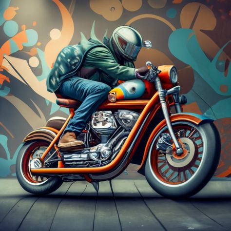 3d Render, Graffiti, Bike, Quick Saves