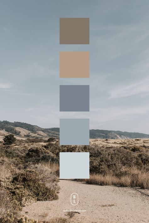 Color Palette Neutral Blue, Color Palette For Photography, Muted Desert Color Palette, Blue And Sand Color Scheme, Blue Brown Tan Color Palette, Neutral Color Palette With Blue, Blue Tan White Color Palette, Neutral Blue Palette, Light Blue And Brown Color Palette