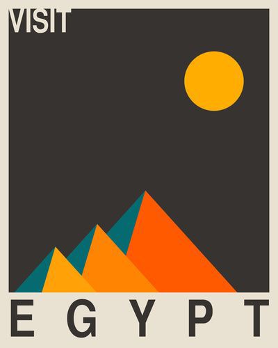 Egypt Poster, Jazzberry Blue, Visit Egypt, Egypt Art, Color Accents, Egypt Travel, Art Travel, Vintage Travel Posters, 로고 디자인