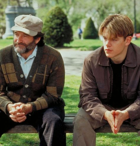 Good Will Hunting Robin Williams, Will Good Hunting, Robin Williams Good Will Hunting, Good Will Hunting Outfits, Good Will Hunting Aesthetic, Matt Damon Good Will Hunting, Good Will Hunting Poster, Will Hunting, Good Will Hunting Movie