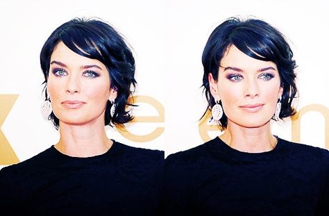 Lena Heady, Lena Headey, Chin Length, Hair And Makeup Tips, Chin Length Hair, Messy Short Hair, Hair 2018, Hair Creations, Short Hair Styles Pixie