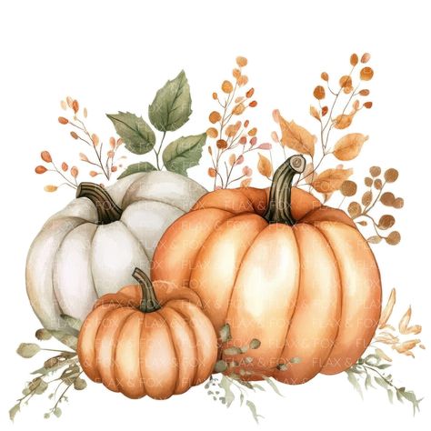 10 Pumpkin Clipart l Autumn Leaves Arrangement l Fall Decor l JPG Digital Download l Printable Watercolor Clipart Pumpkin Clipart, Watercolor Pumpkins, Fall Watercolor, Pumpkin Art, Pumpkin Png, Pink Pumpkins, Halloween Cartoons, Boho Fall, White Pumpkins