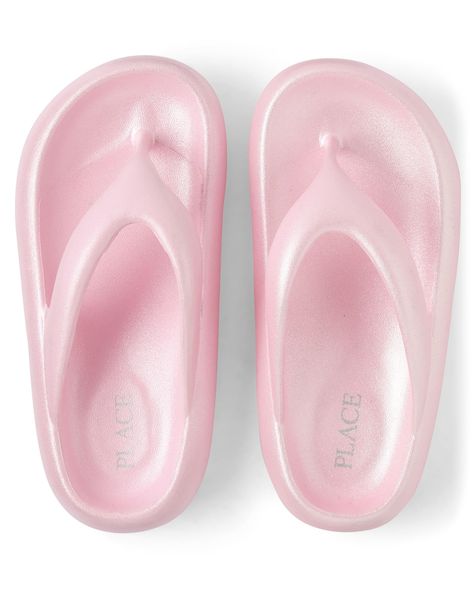 PRICES MAY VARY. FLIP FLOPS — A classic style that's perfect for the beach or pool. FABRIC — Made of 100% EVA; outsole made of 51% recycled EVA/49% EVA CLOSURE — Slip-on style DESIGN — Features allover iridescent shimmer Wrap Bathing Suit, Purple Shampoo And Conditioner, Shampoo And Conditioner Set, Baby Soft Skin, Flip Flops Style, Purple Shampoo, 1 Piece Swimsuit, Fashion Sandals, Childrens Place