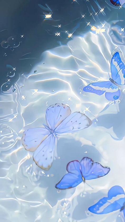 Blue Butterfly Aesthetic Wallpaper Iphone, Blue Aesthetic Wallpaper Butterfly, Blue Butterfly Wallpaper Aesthetic, Mavi Wallpaper, Blue Butterfly Aesthetic, Wallpaper Blur, Ipad Mini Wallpaper, Aesthetic Wallpapers Iphone, Phone Wallpaper Iphone