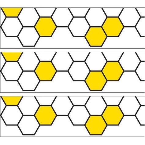 "Buy Creative Teaching Press® Busy Bees Honeycomb EZ Border™ Set at Michaels. com. Dress up bulletin boards, rooms, hallways, and common areas with this Honeycomb EZ border. Dress up bulletin boards, rooms, hallways, and common areas with this Honeycomb EZ border. This versatile border is especially great with bee-themed displays. These new EZ borders come in smaller strips, which are easier to manage and store. Details: Multicolored Each pack includes (24) 3\" x 24\" strips for a total of 48 ft Up Bulletin Board, Creative Bulletin Boards, English Classroom Decor, Bulletin Borders, Bee Themed Classroom, Bee Classroom, Creative Teaching Press, Bee Honeycomb, Teaching Supplies