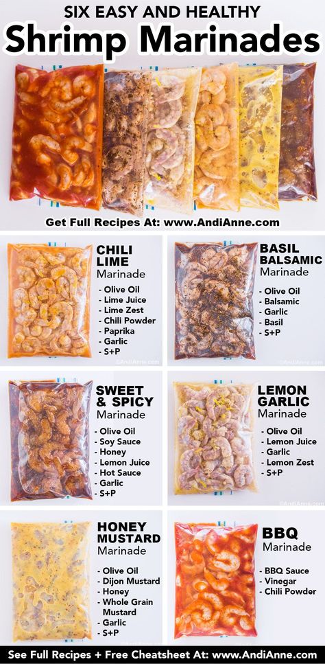 Frozen Shrimp Marinade, Barbecue Marinade Recipes, Shrimp Seasoning Recipes Simple, What To Season Shrimp With, Season Shrimp Recipes, Chicken And Shrimp Marinade, Shrimp Prep Meal, Easy Shrimp Seasoning, Different Ways To Make Shrimp